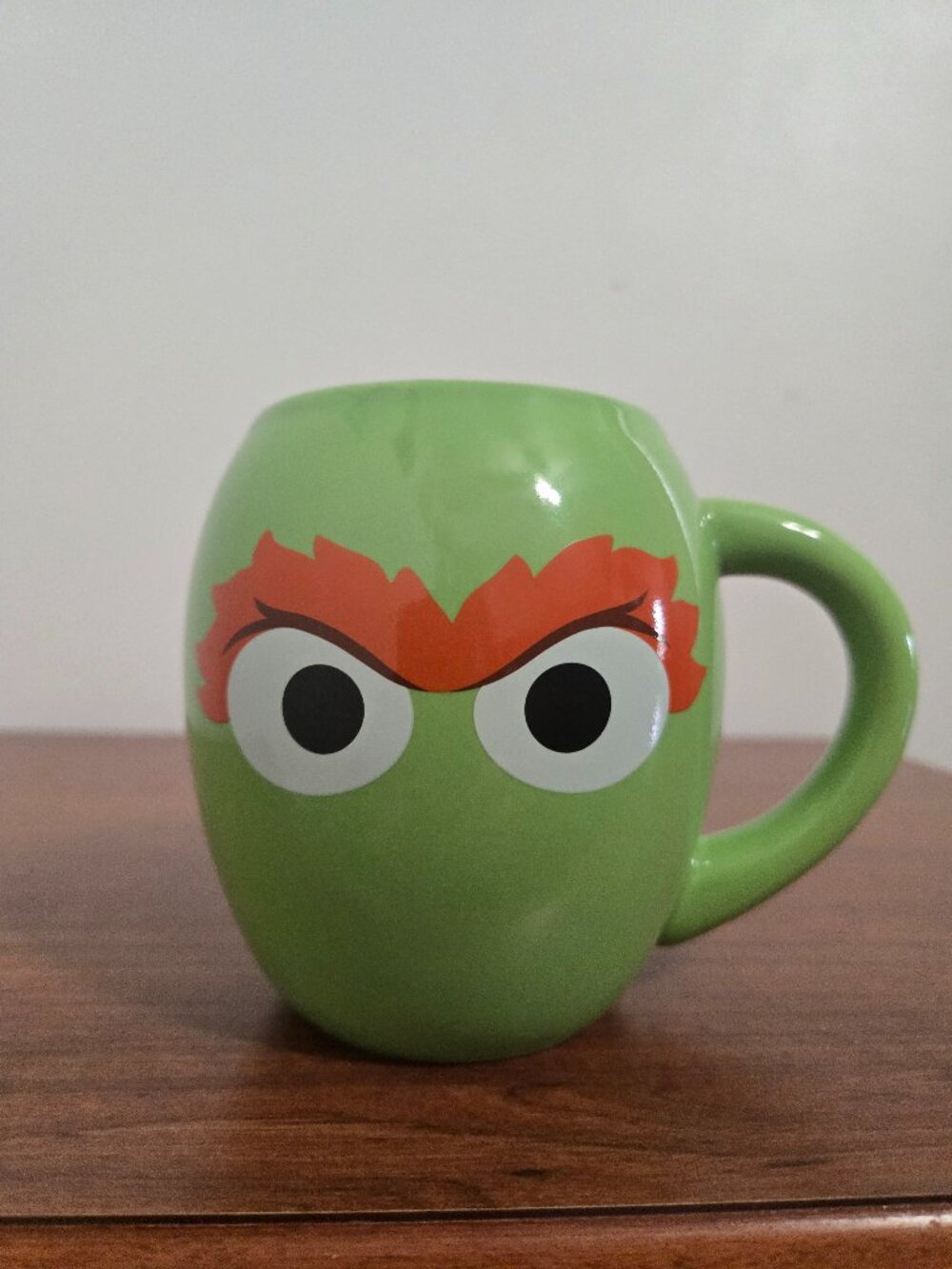 Sesame Street Oscar the Grouch "I Don't Do Mornings" Ceramic Coffee Mug 2010
